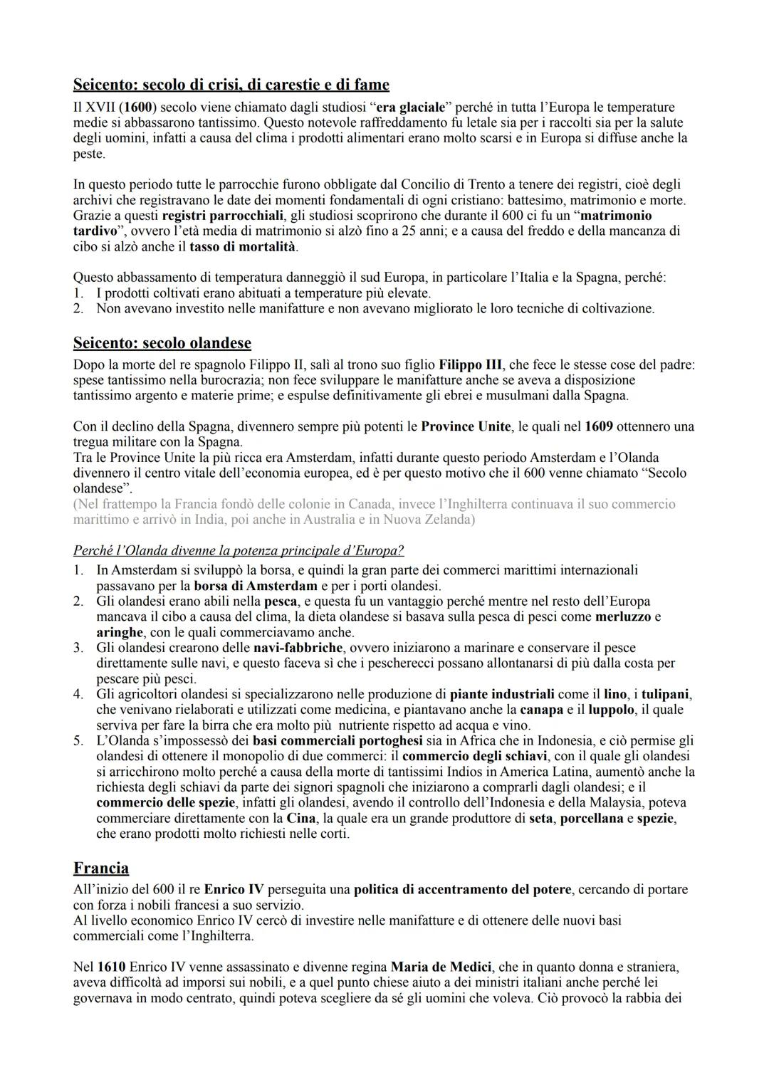 # Seicento: secolo di crisi, di carestie e di fame

II XVII (1600) secolo viene chiamato dagli studiosi "era glaciale" perché in tutta l'Eur