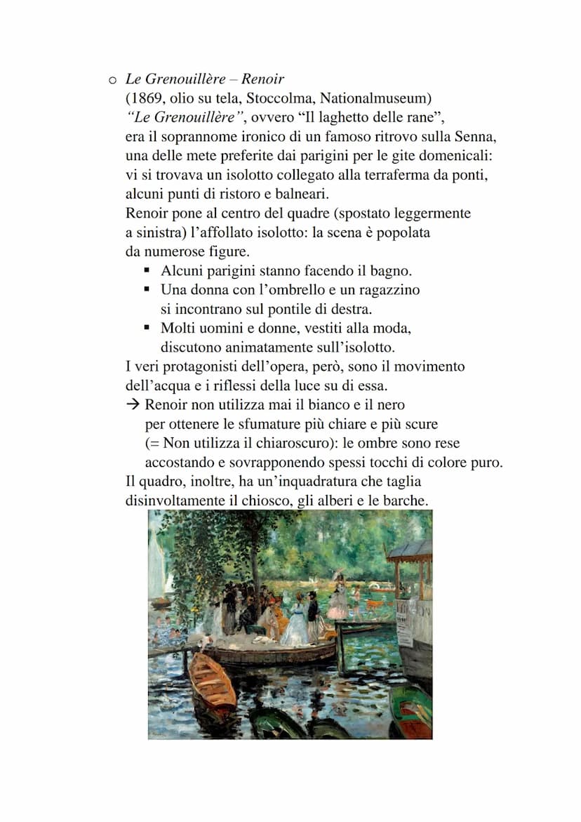 Il realismo
A partire dagli anni trenta dell'Ottocento nella pittura francese si afferma
una marcata tendenza al realismo, che cerca di recu
