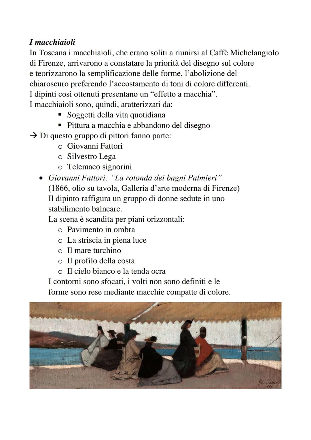 Il realismo
A partire dagli anni trenta dell'Ottocento nella pittura francese si afferma
una marcata tendenza al realismo, che cerca di recu