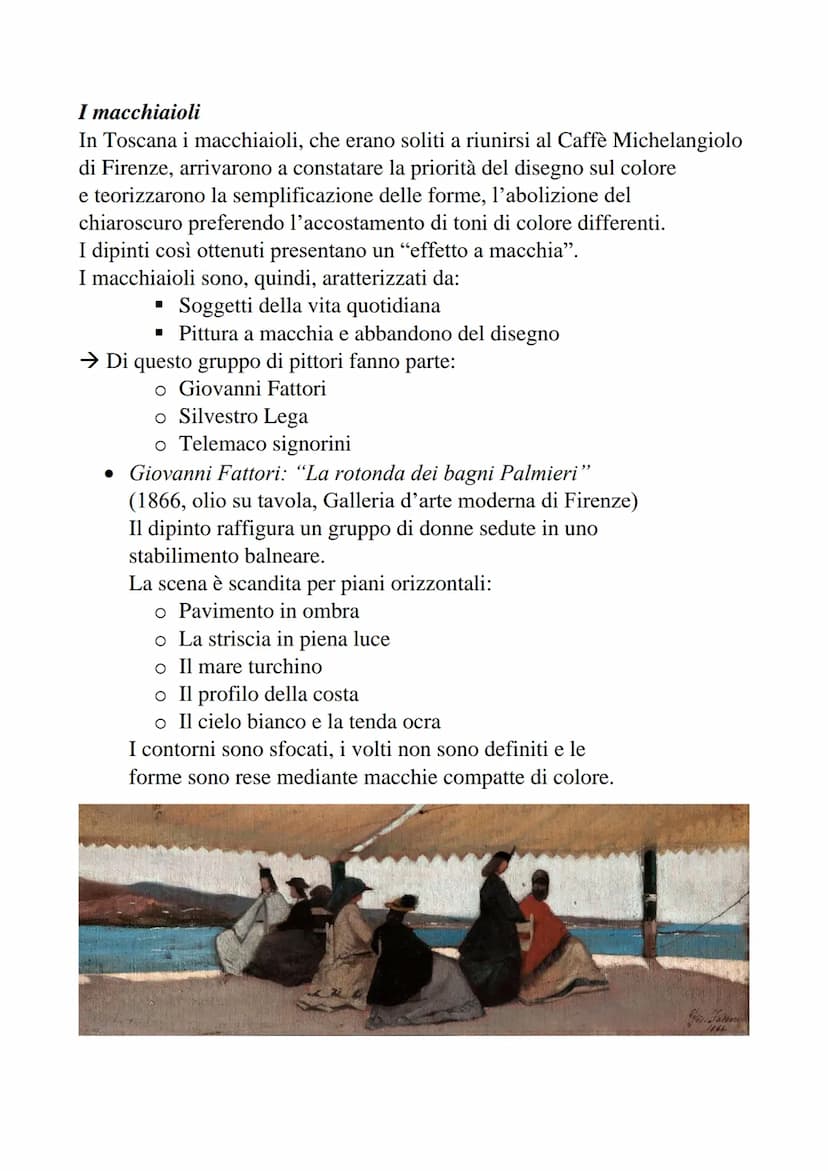 Il realismo
A partire dagli anni trenta dell'Ottocento nella pittura francese si afferma
una marcata tendenza al realismo, che cerca di recu