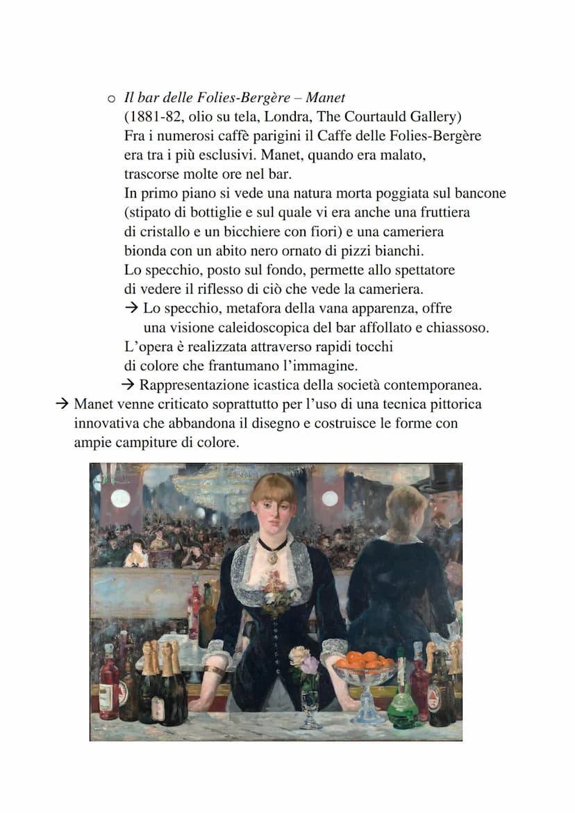 Il realismo
A partire dagli anni trenta dell'Ottocento nella pittura francese si afferma
una marcata tendenza al realismo, che cerca di recu