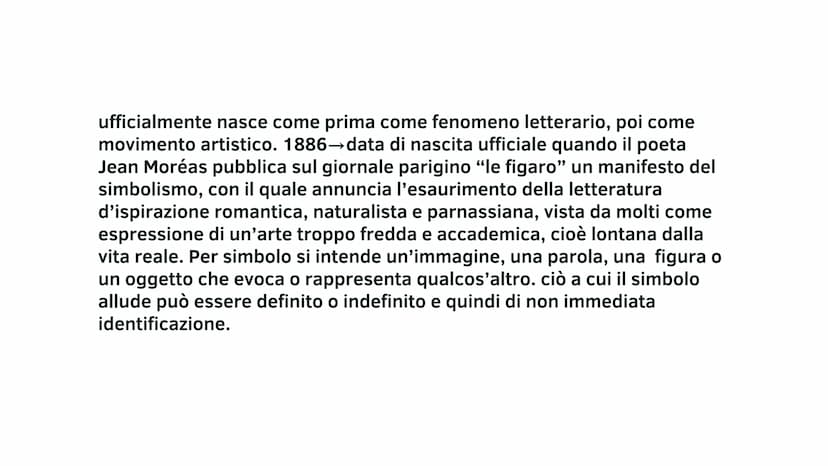 IL DECADENTISMO viene coniato inizialmente per indicare con giudizio negativo una
produzione letteraria ritenuta deteriore rispetto a quella