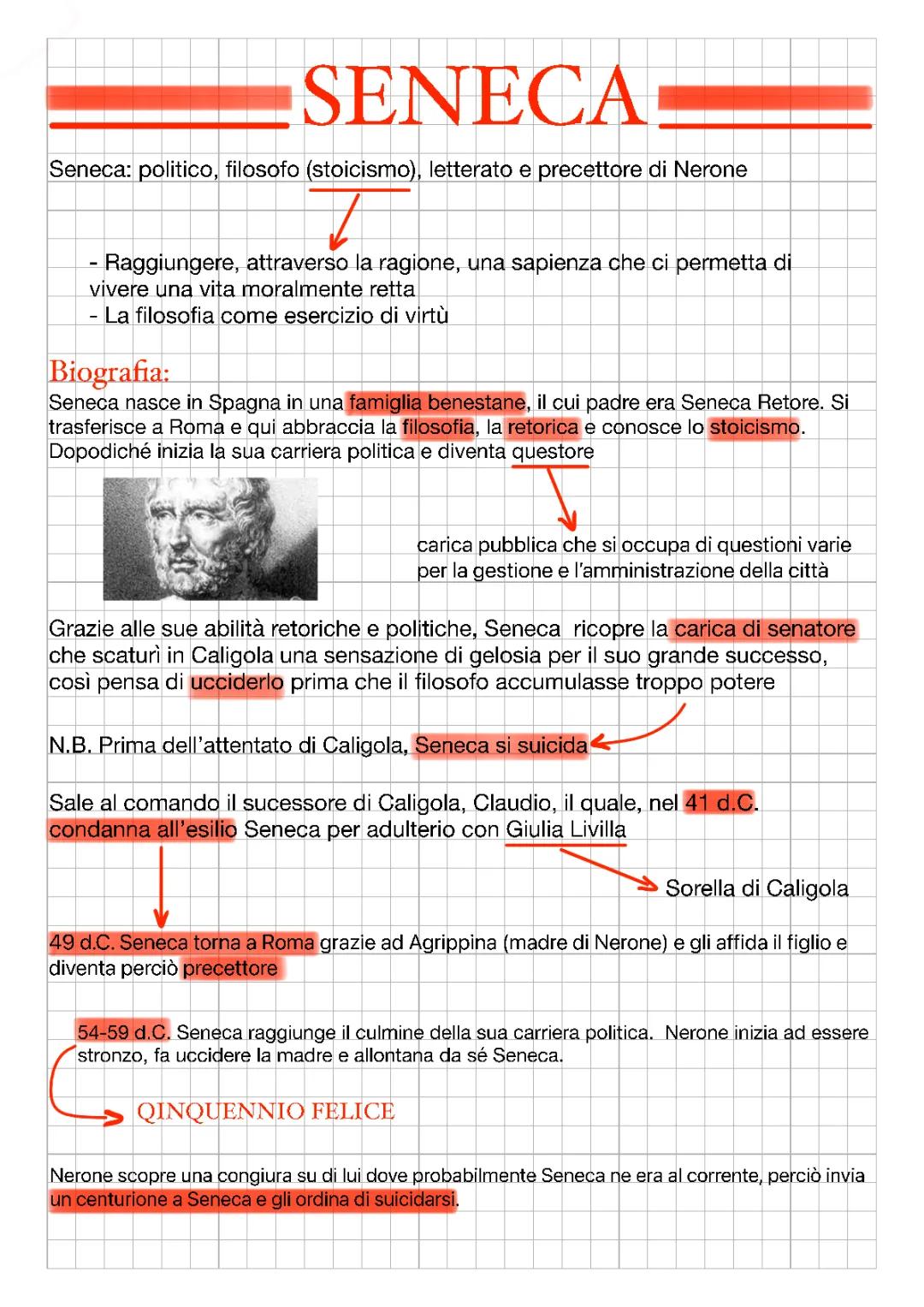 Scopri la Vita di Seneca: Filosofia, Opere e Relazioni con Nerone