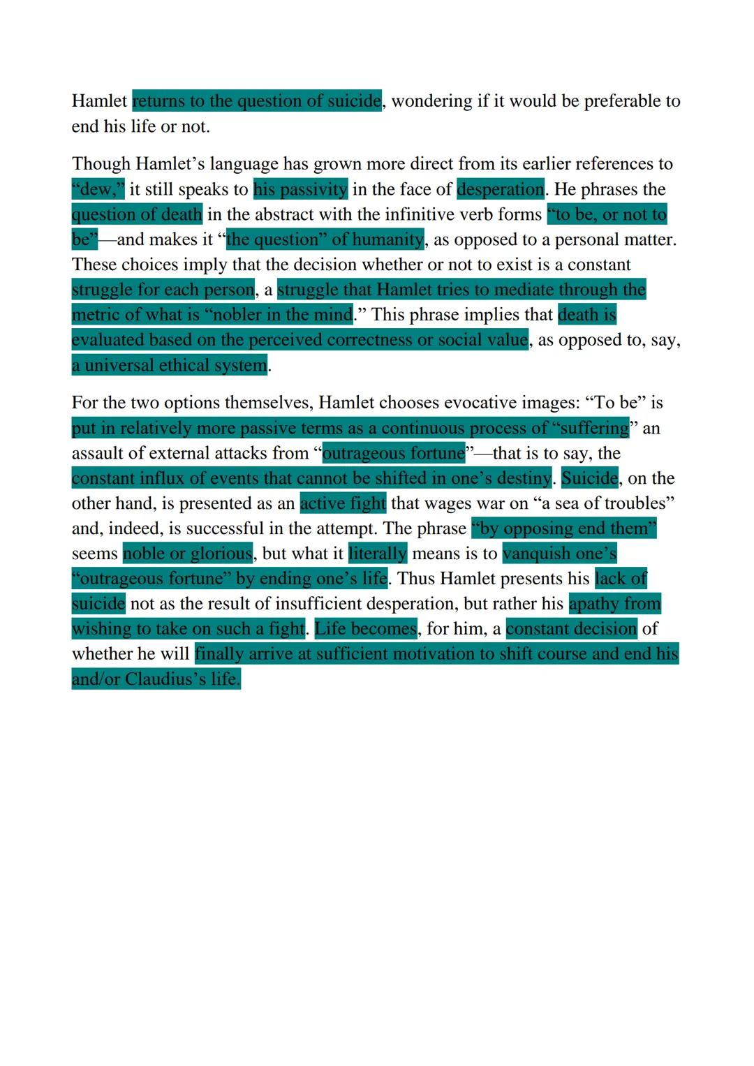 TRADUZIONE

To be, or not to be: that is the question:
Essere, o non essere: questo è il problema:
Whether 'tis nobler in the mind to suffer