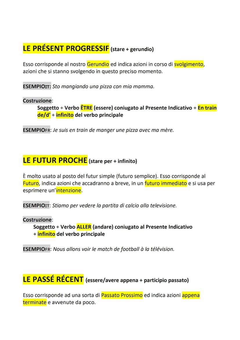
<p>I gallicismi sono tre tempi verbali francesi, in tutti e tre il verbo dell'azione è sempre all'infinito.</p>
<h2 id="curiosit">Curiosità