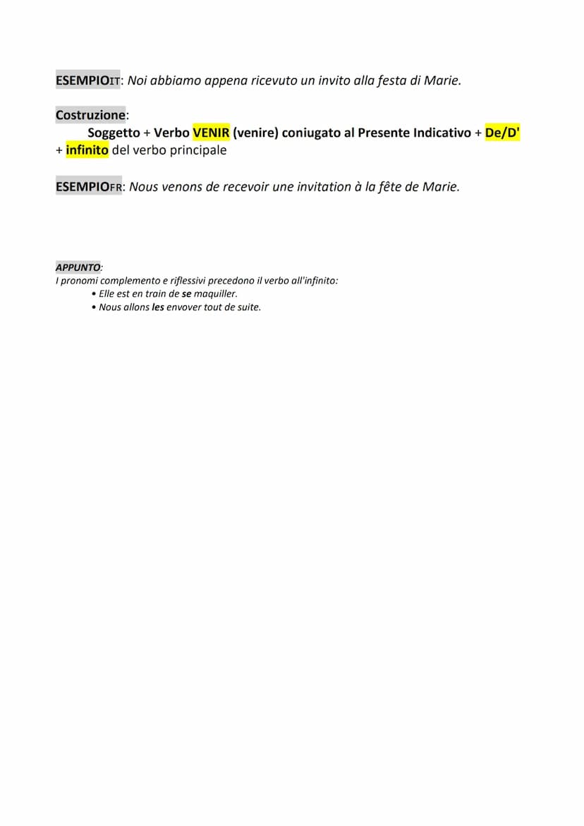 
<p>I gallicismi sono tre tempi verbali francesi, in tutti e tre il verbo dell'azione è sempre all'infinito.</p>
<h2 id="curiosit">Curiosità