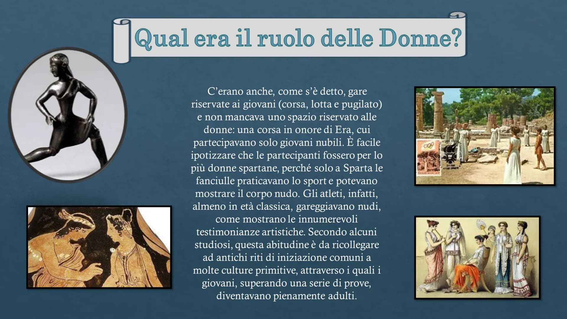 Antiche
OLIMPIADI
Moderne
Sara Oliva 3A
DOS Olimpiadi in Grecia
I primi Giochi Olimpici della storia iniziarono nel 776 a.C.. Si
trattava fo