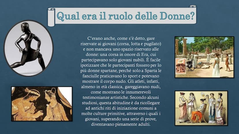 Antiche
OLIMPIADI
Moderne
Sara Oliva 3A
DOS Olimpiadi in Grecia
I primi Giochi Olimpici della storia iniziarono nel 776 a.C.. Si
trattava fo