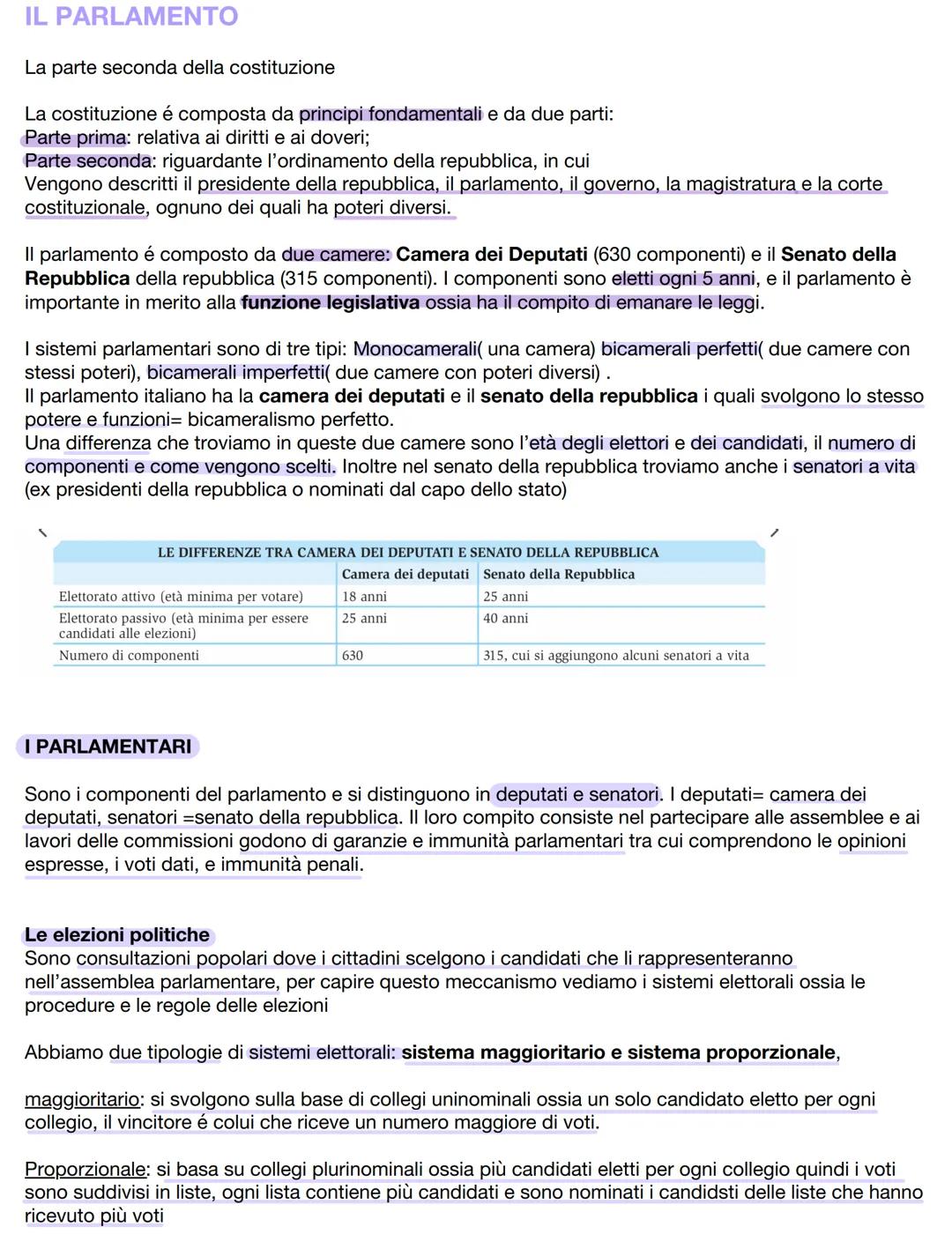 # IL PARLAMENTO

La parte seconda della costituzione

La costituzione é composta da principi fondamentali e da due parti:
Parte prima: relat