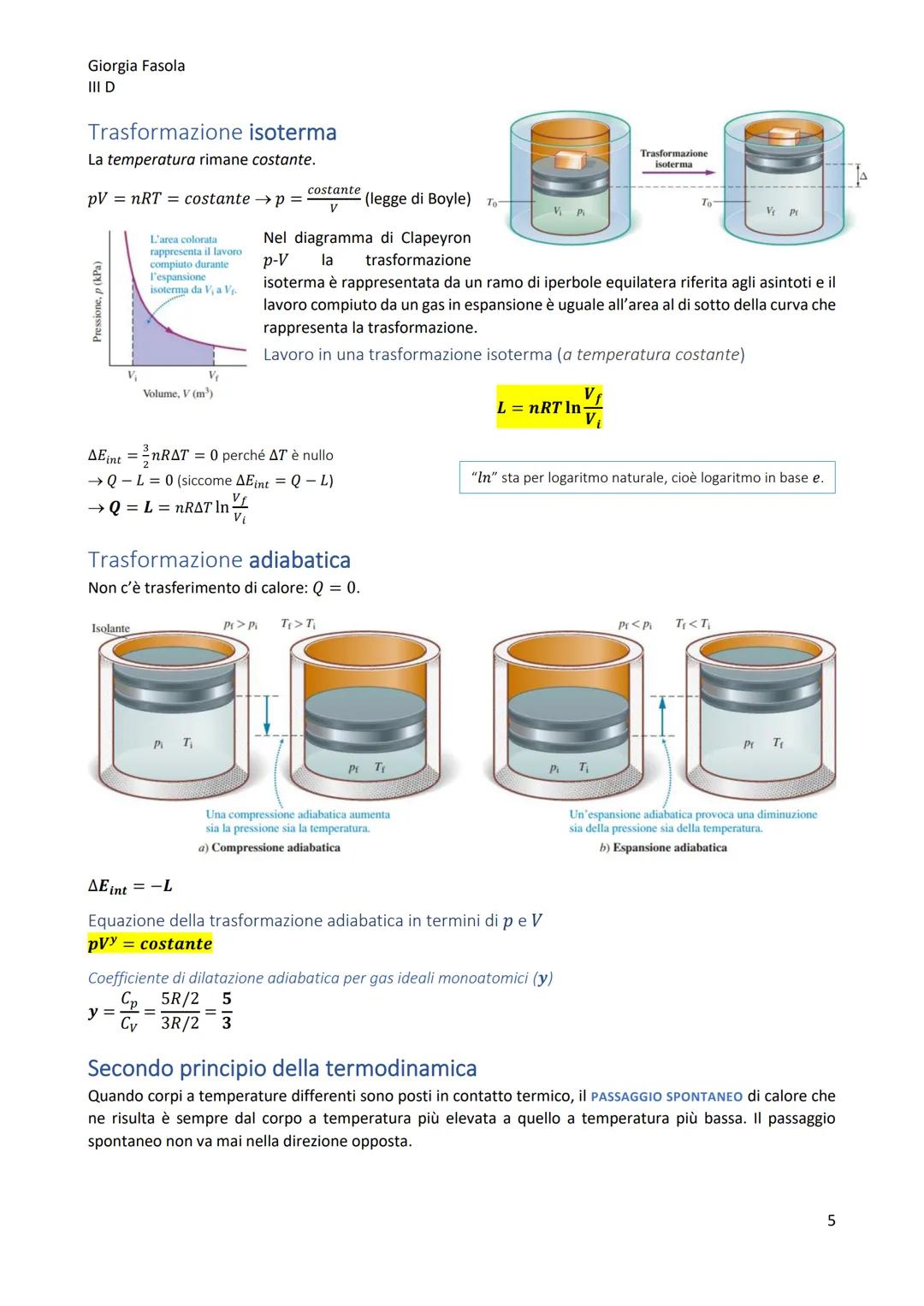 Giorgia Fasola
III D
Termologia e calorimetria
Temperatura (T)
Definizione operativa: grandezza misurabile con il termometro.
Scala termomet