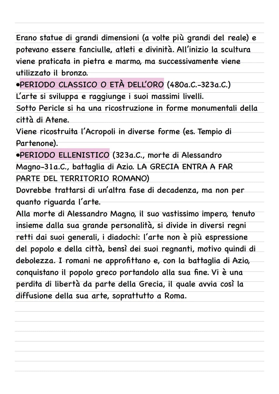 CIVILTÀ GRECA
A partire dal secondo millennio a.C. ha inizio la grande
civiltà greca, nata dall'unione di diverse popolazioni (Dori,
Eoli, I