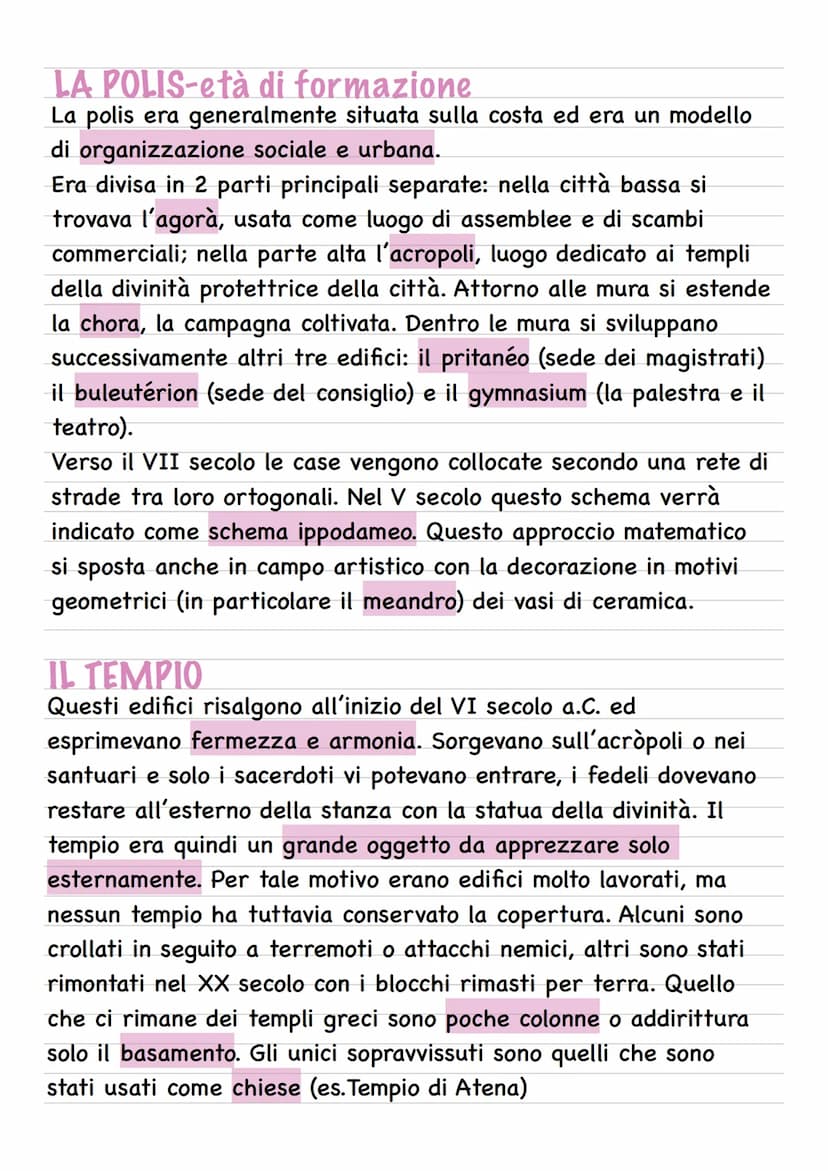 CIVILTÀ GRECA
A partire dal secondo millennio a.C. ha inizio la grande
civiltà greca, nata dall'unione di diverse popolazioni (Dori,
Eoli, I