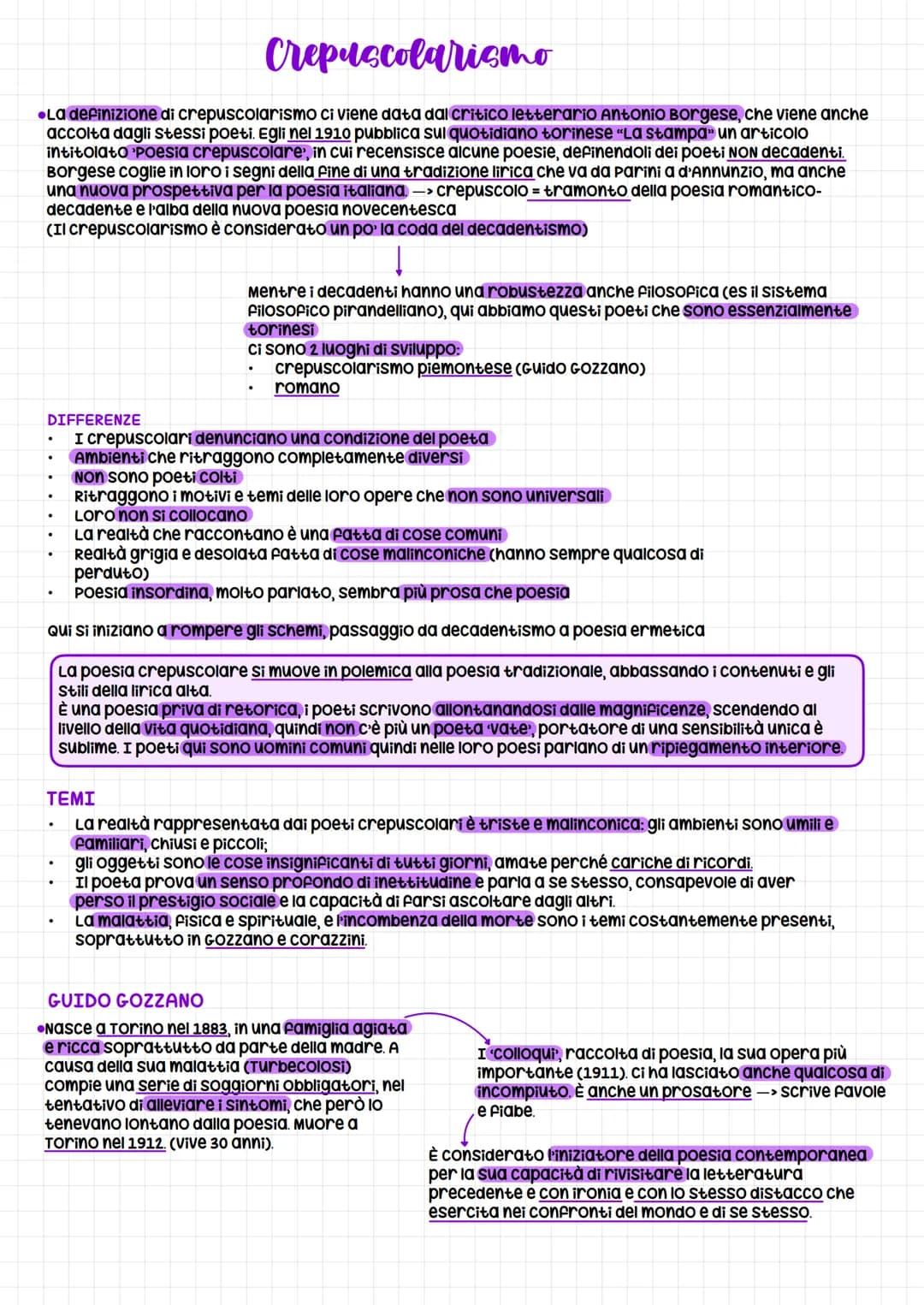 Crepuscolarismo 