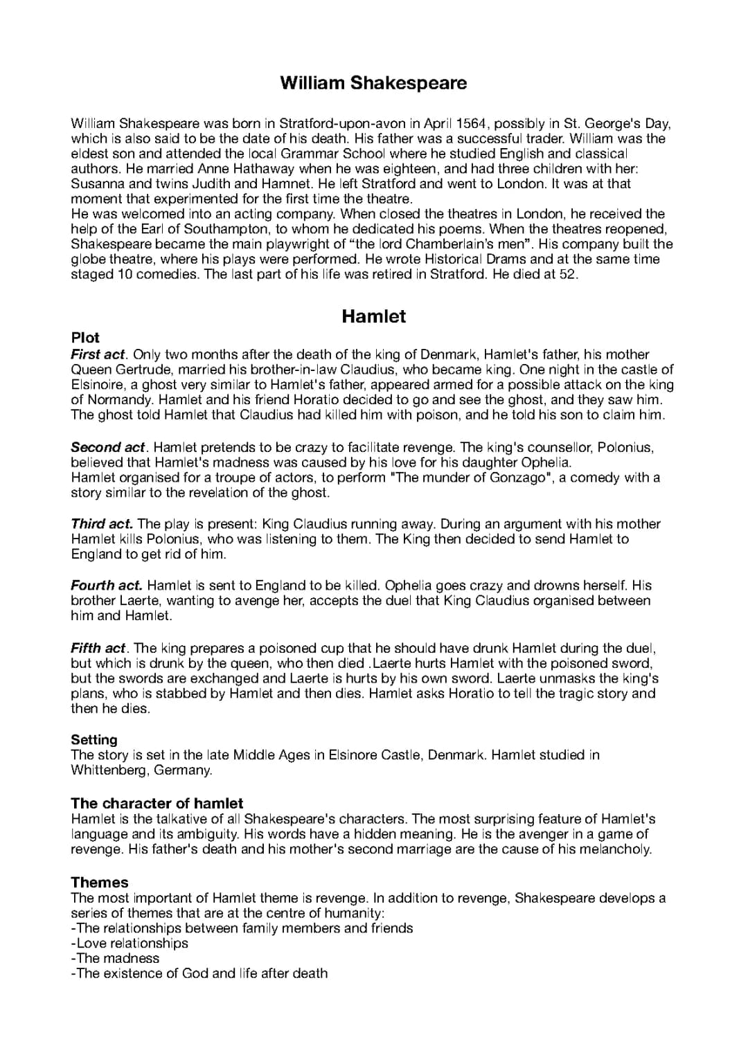 Hamlet
