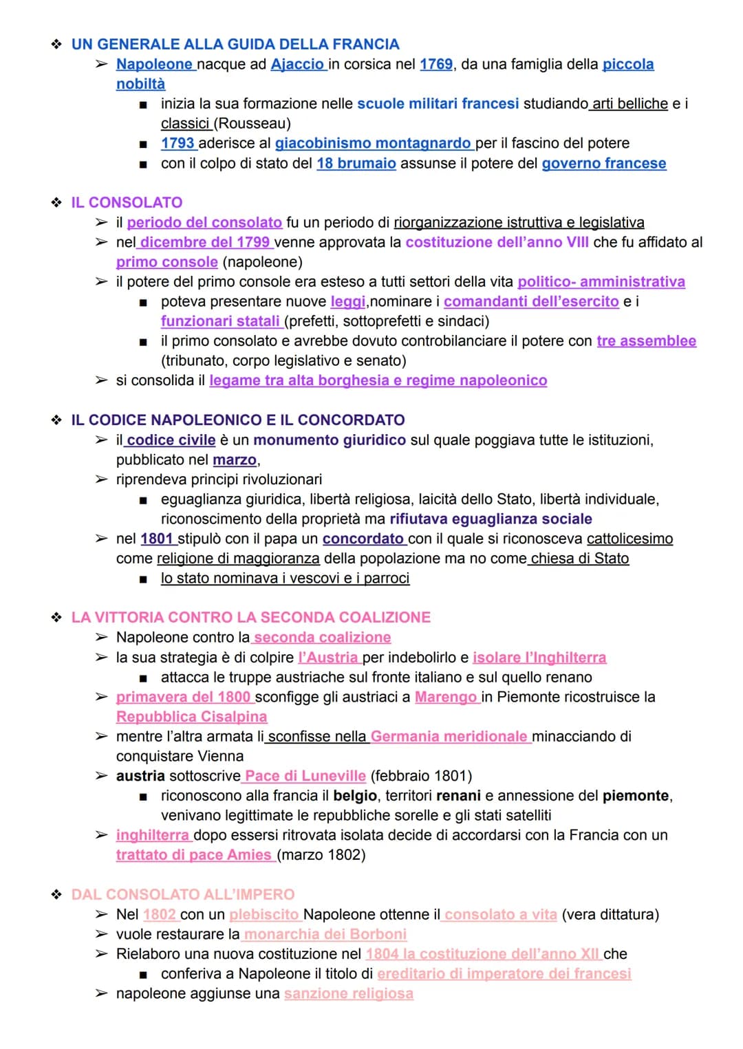 L'ETÀ NAPOLEONICA
→ LA REAZIONE TERMIDORIANA
➤ 9 termidoro (27 luglio 1794) arresto di robespierre segna l'inizio di una nuova fase
della Ri