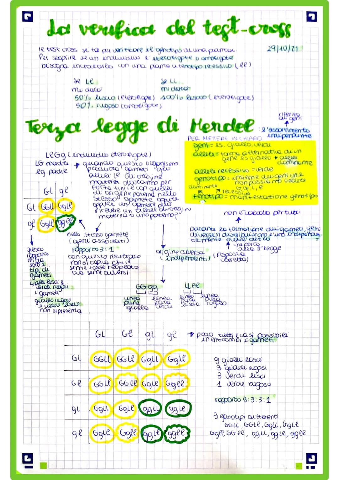 
<p>La genetica è una branca della biologia che comprende il genetica classico o generale, la citogenetica e la genetica molecolare. In ques