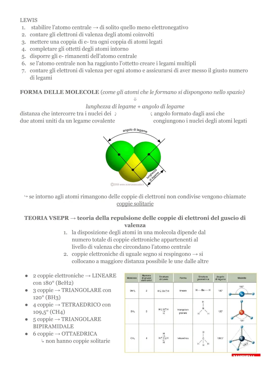 i legami chimici
Il LEGAME CHIMICO si forma se gli atomi legati tra loro hanno un'energia minore degli
atomi separati.
ENERGIA DI LEGAME = q