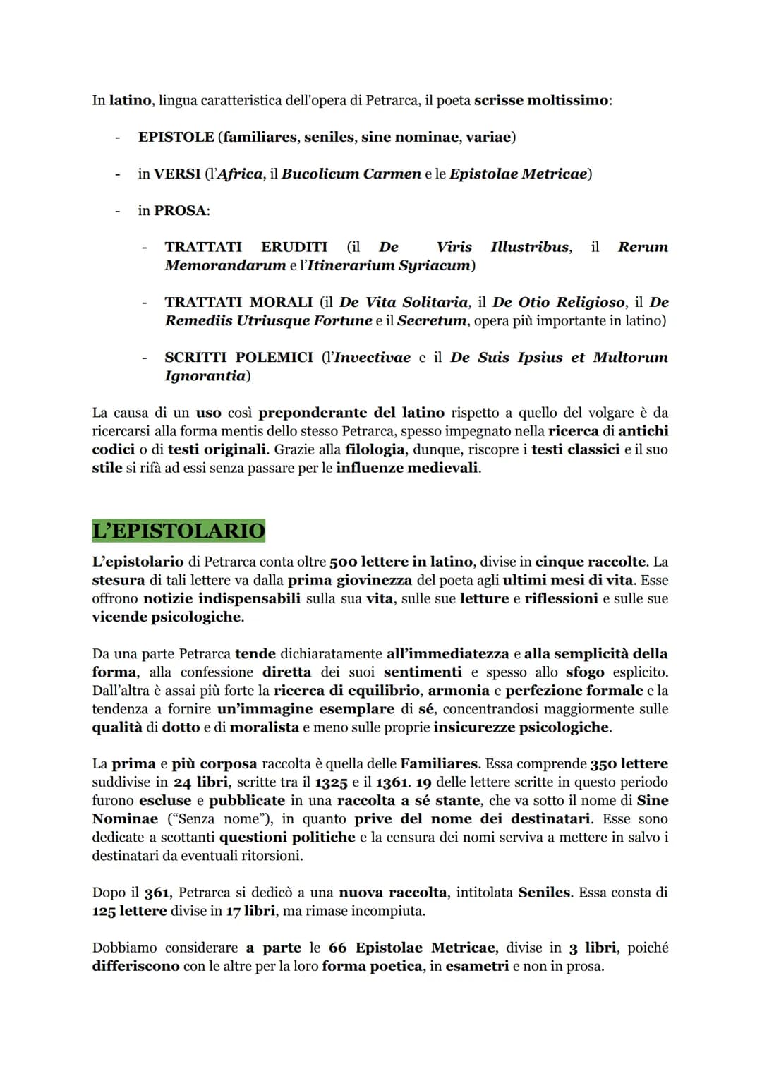 FRANCESCO PETRARCA
LA NOVITÀ DI PETRARCA
Francesco Petrarca può essere considerato il fondatore della lirica moderna, che grazie
a lui affer