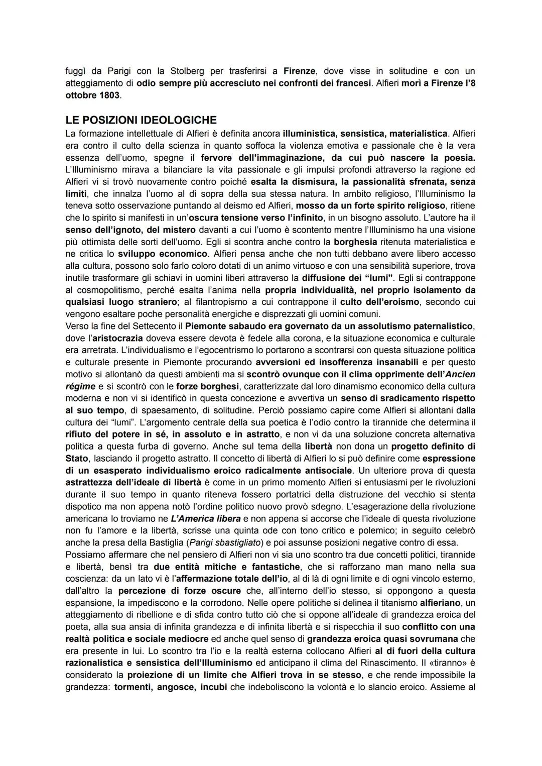 # VITTORIO ALFIERI

LA VITA

Vittorio Alfieri nacque ad Asti il 16 gennaio 1749 in una famiglia di nobiltà terriera. Egli incarna la
figura 
