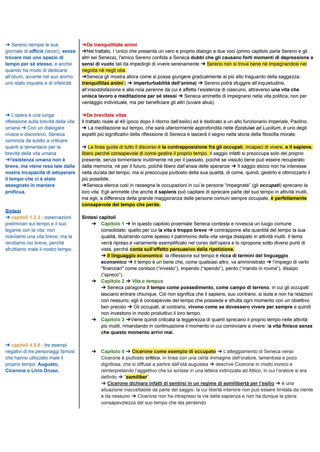 Seneca non è il classico
filosofo-maestro che cerca di
imporre i suoi precetti come unici
mezzi per succedere nella vita.
Anzi al contrario,