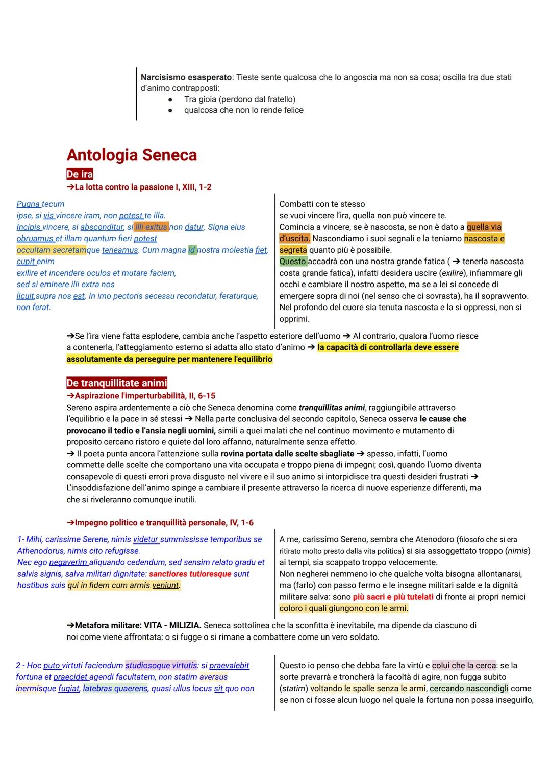 Seneca non è il classico
filosofo-maestro che cerca di
imporre i suoi precetti come unici
mezzi per succedere nella vita.
Anzi al contrario,