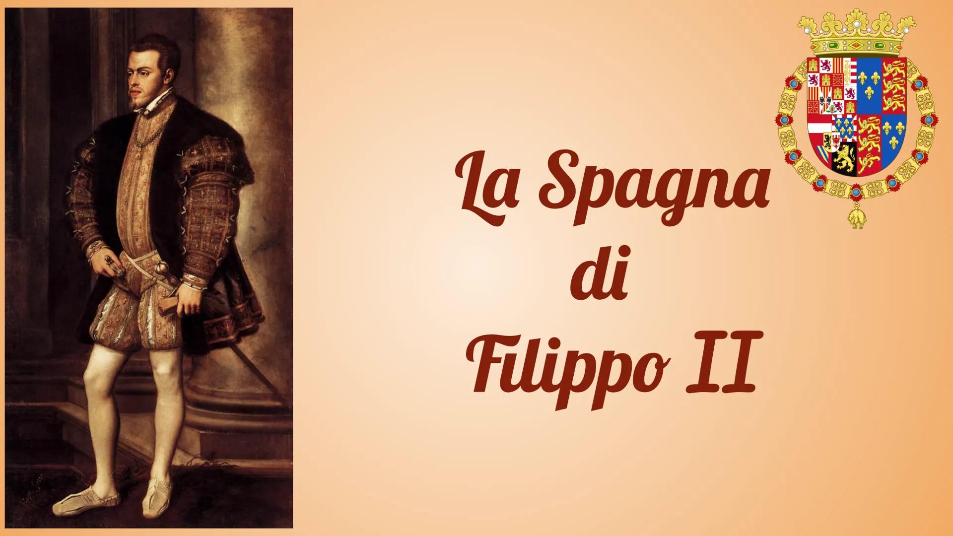 la Spagna
di
Filippo II
märtser
INA I punti fondamentali
• L'Impero di Filippo II
● La burocrazia
. L'economia
● Pirati musulmani e la presa