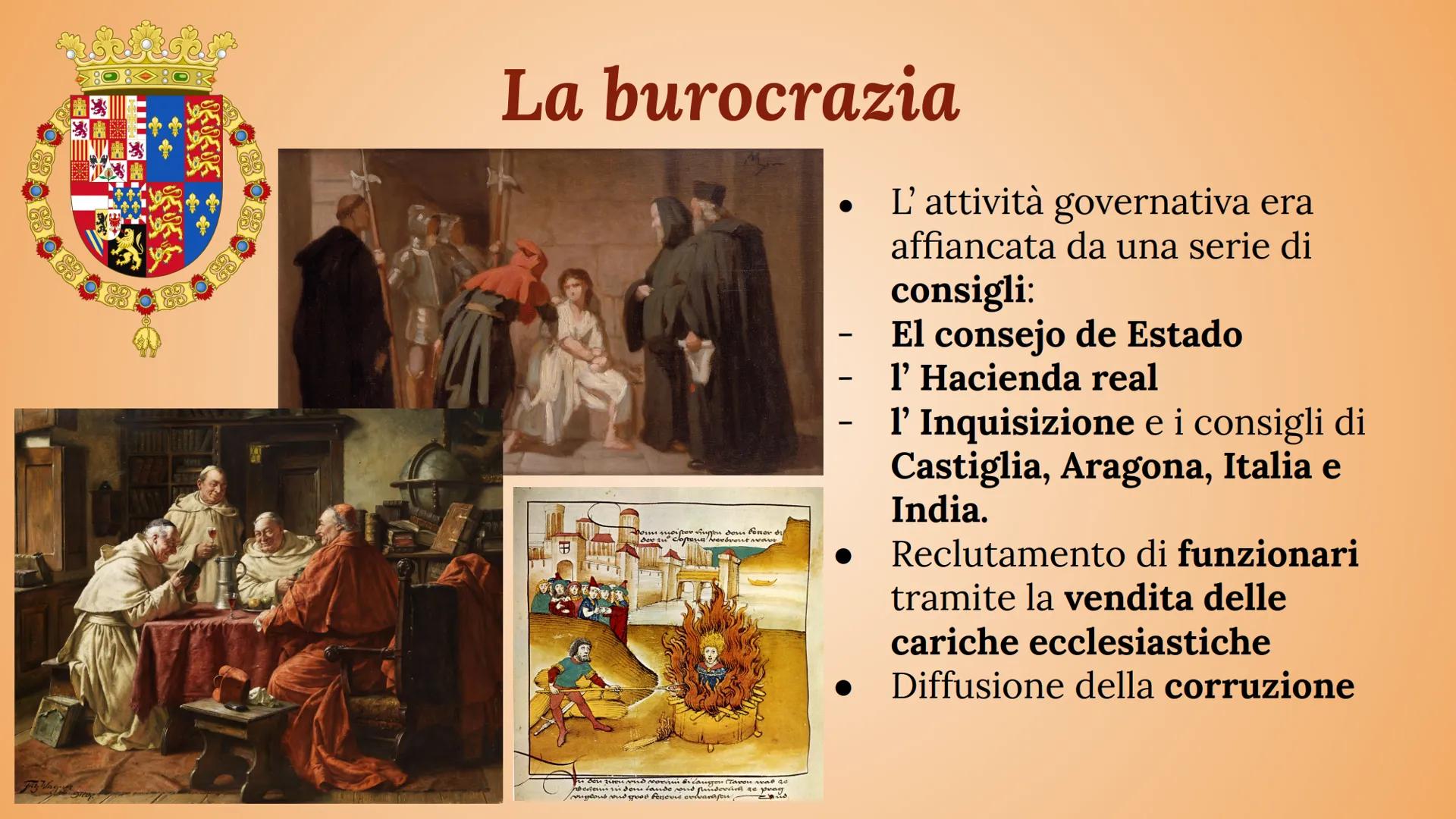 la Spagna
di
Filippo II
märtser
INA I punti fondamentali
• L'Impero di Filippo II
● La burocrazia
. L'economia
● Pirati musulmani e la presa
