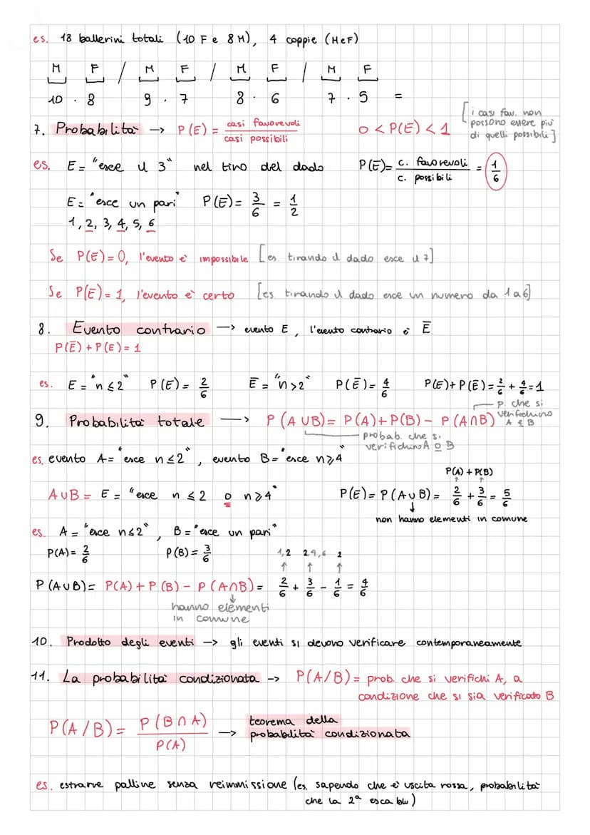 CALCOLO COMBINATORIO
1. Disposizioni semplici > Dn, K- n° di oggetti di ciascun raggruppamento
[gh elementi nei gruppi
nº di oggetti di cui 