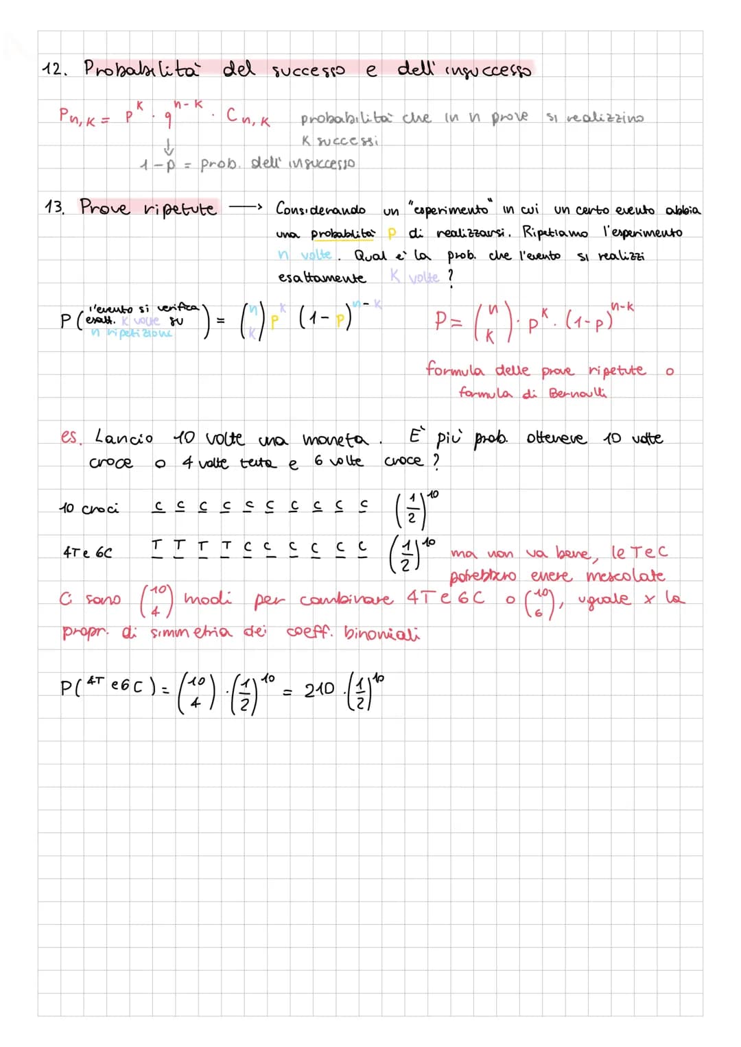 CALCOLO COMBINATORIO
1. Disposizioni semplici > Dn, K- n° di oggetti di ciascun raggruppamento
[gh elementi nei gruppi
nº di oggetti di cui 