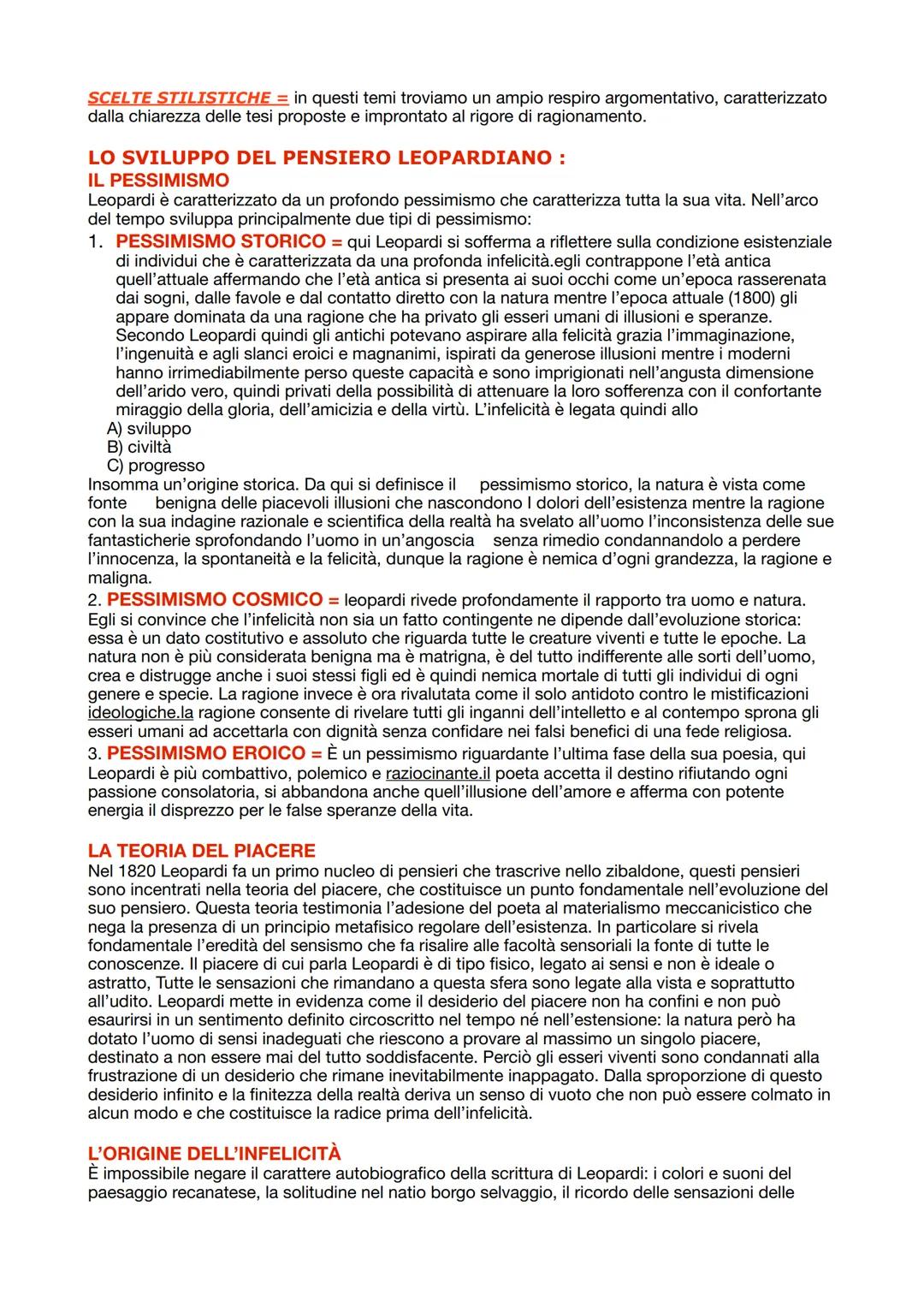 GIACOMO LEOPARDI
Lascia Recanati nel 1798. Recanati è un piccolo borgo nelle Marche in quell'epoca fu un ambiente
bigotto e riformatore. (è 