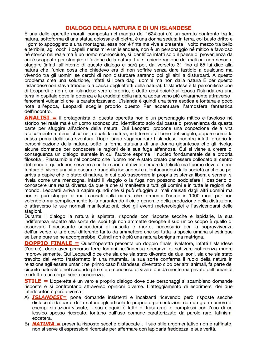 GIACOMO LEOPARDI
Lascia Recanati nel 1798. Recanati è un piccolo borgo nelle Marche in quell'epoca fu un ambiente
bigotto e riformatore. (è 