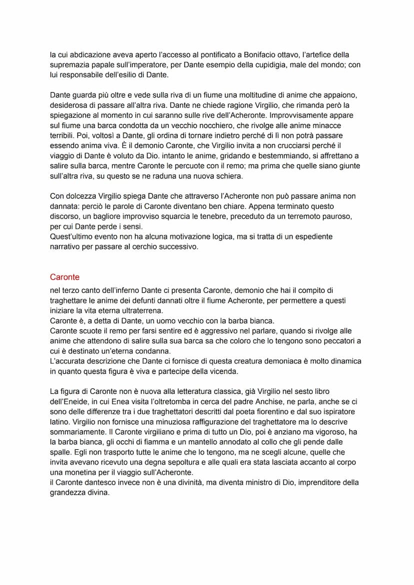 Inferno:
Canto 3
dopo un canto Proemiale all'opera intera, l'azione entra nel vivo. Il terzo canto può essere
suddiviso in quattro episodi: 