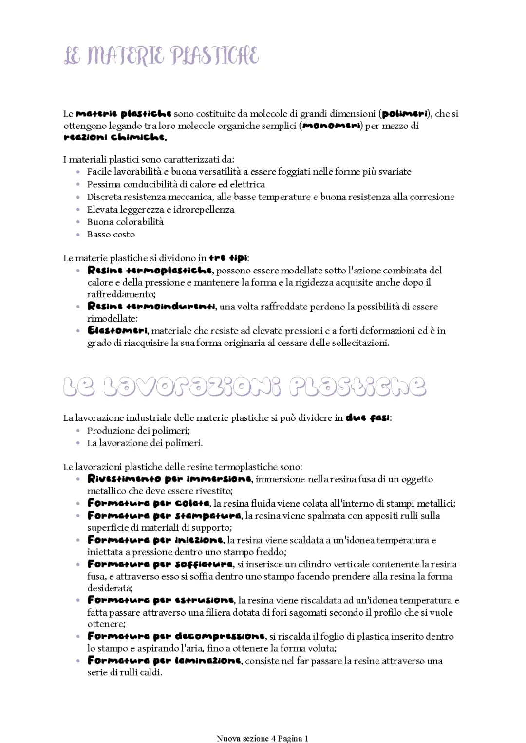Scopri i Segreti della Plastica: Caratteristiche e Proprietà per la Scuola Primaria e Media