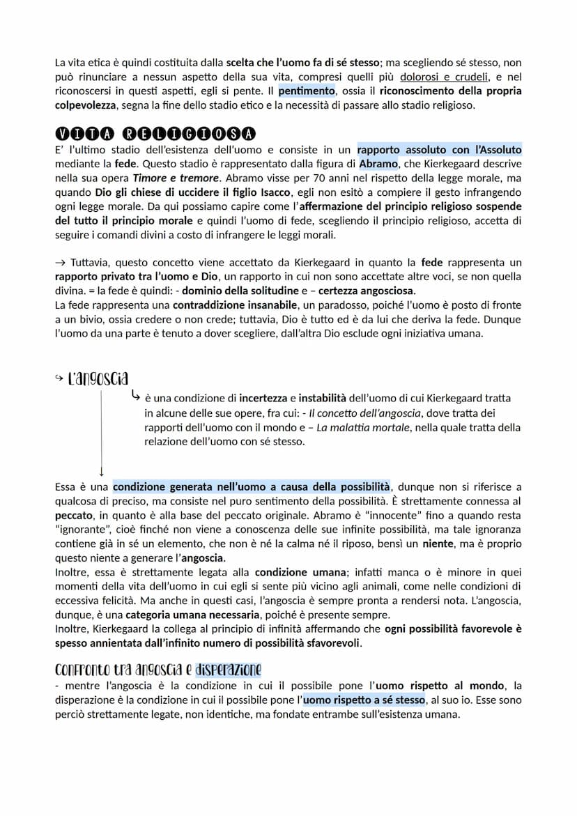 Kierkegaard
→ Vita
Nacque nel 1813 a Copenaghen, in Danimarca, e fu cresciuto dal padre secondo una rigida
educazione religiosa. Frequentò l