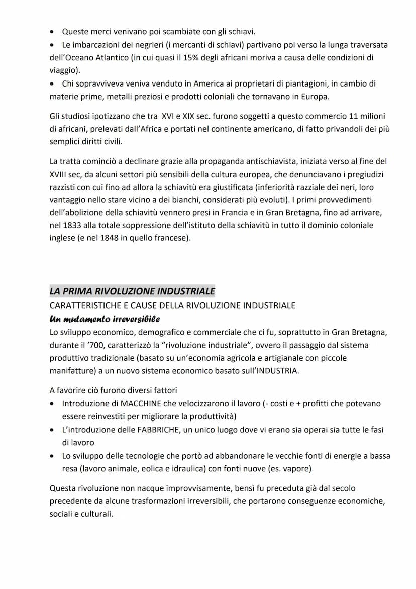 Ripresa economica del XVII sec e la Prima
Rivoluzione Industriale
LA CRESCITA DELLA POPOLAZIONE E LE TRASFORMAZIONI TECNCO-ECONOMICHE
La riv