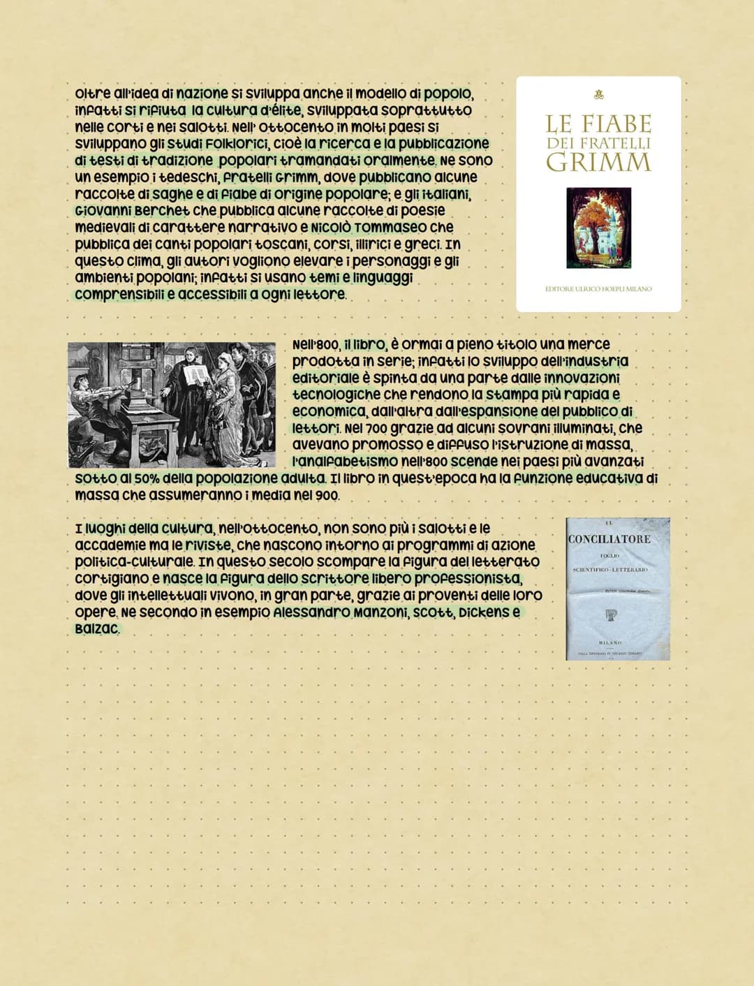 QUADRO STORICO
Gli sconvolgimenti politici e sociali del periodo
che va dalla rivoluzione francese al compimento
Dell'unità d'Italia, darono