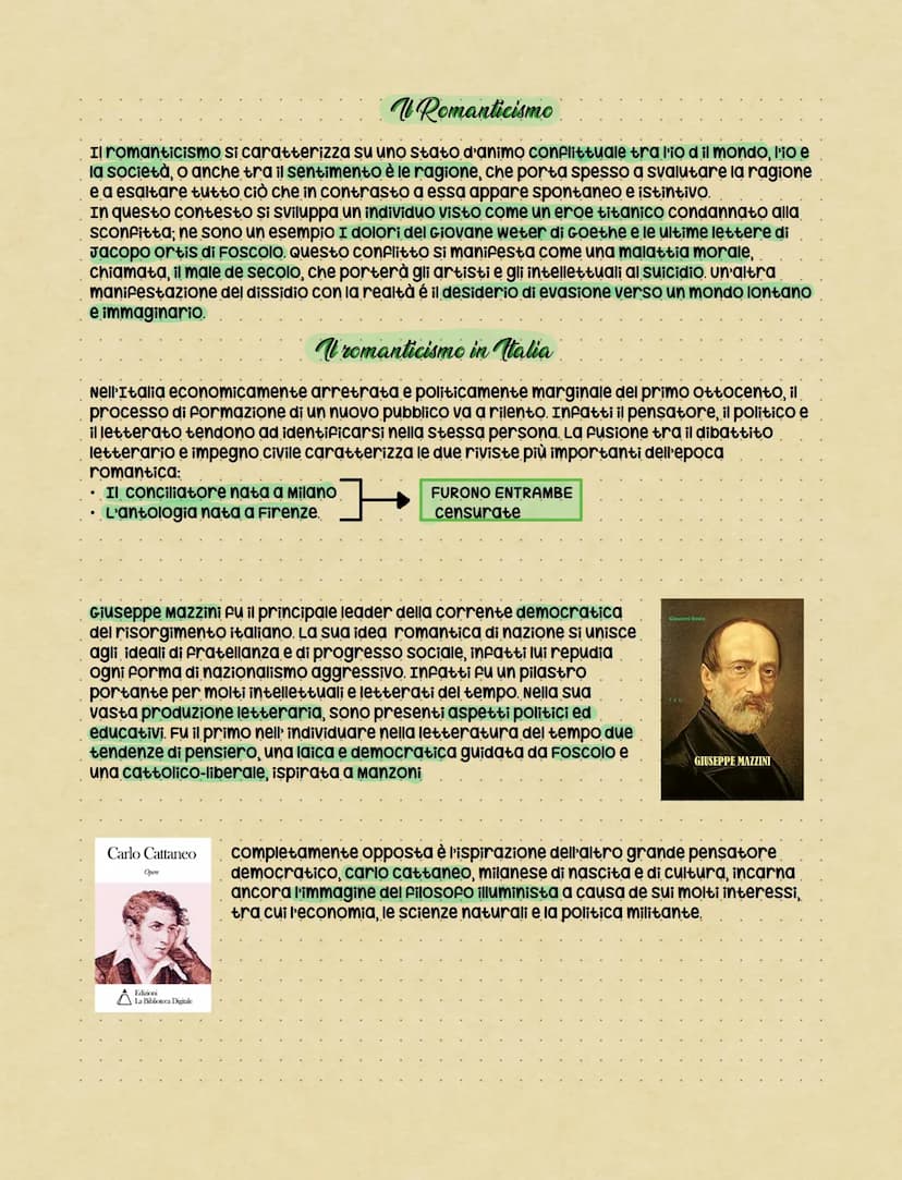 QUADRO STORICO
Gli sconvolgimenti politici e sociali del periodo
che va dalla rivoluzione francese al compimento
Dell'unità d'Italia, darono