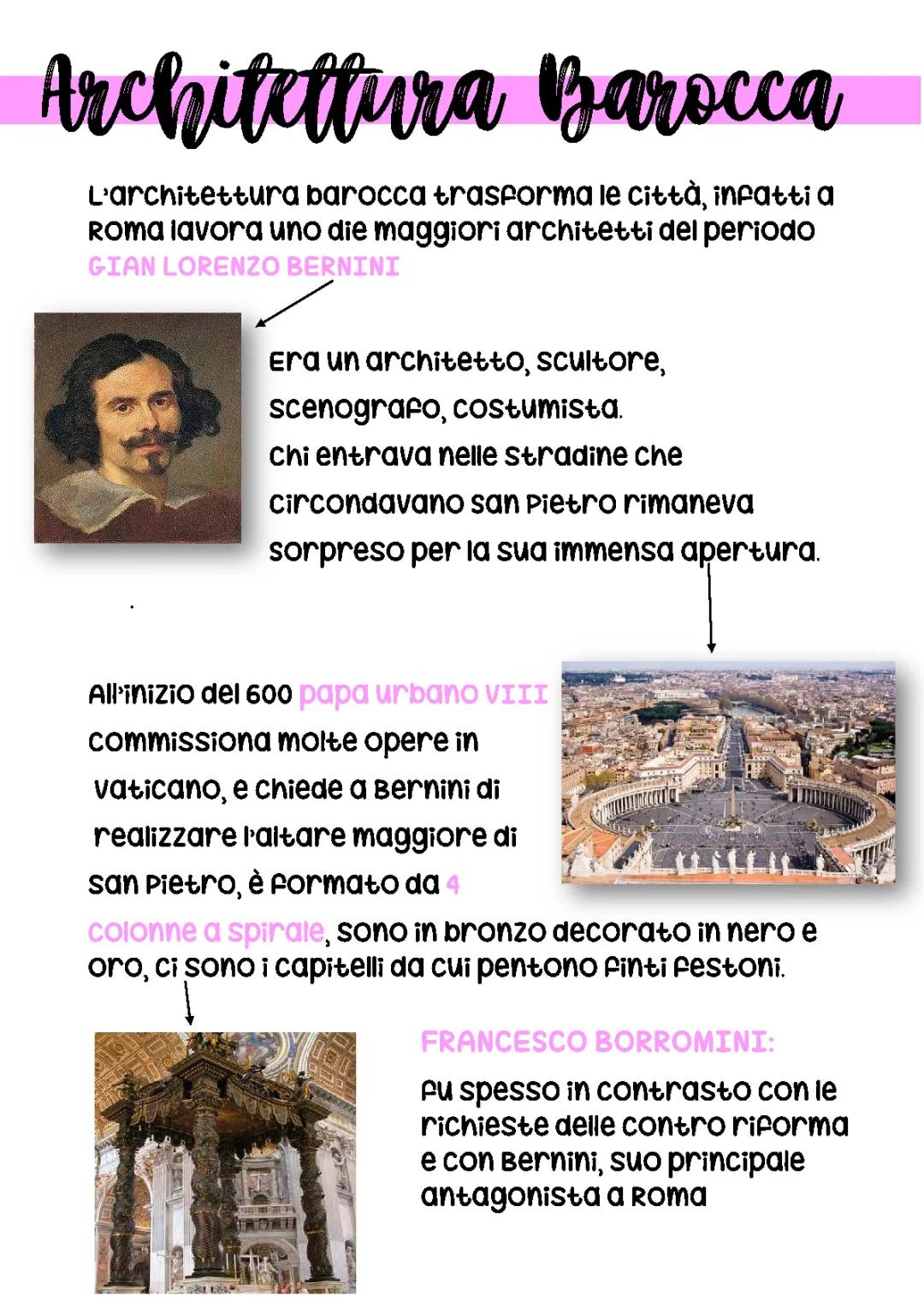 architettura e scultura barocca