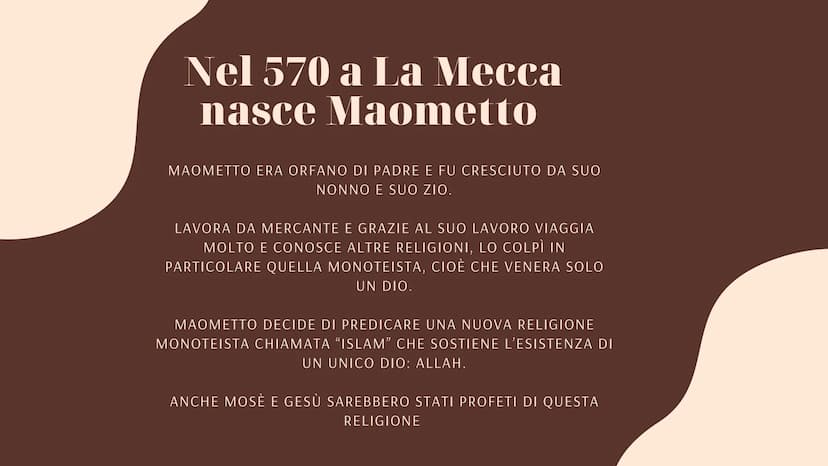 MARGHERITA
Gli arabi Nel VII sec.
inizia
l'espansione
degli arabi
Gli Arabi erano un popolo nomade proveniente dalla
penisola Arabica.
Si de