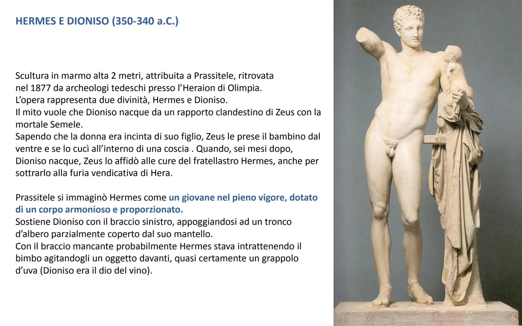 GLI ARTISTI DEL TARDO
CLASSICISMO
Prassitele, Skopas, Leocares e Lisippo Verso la fine del V secolo a.C. la Grecia entrò un una fase di cris