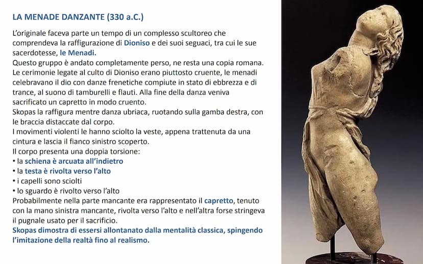 GLI ARTISTI DEL TARDO
CLASSICISMO
Prassitele, Skopas, Leocares e Lisippo Verso la fine del V secolo a.C. la Grecia entrò un una fase di cris