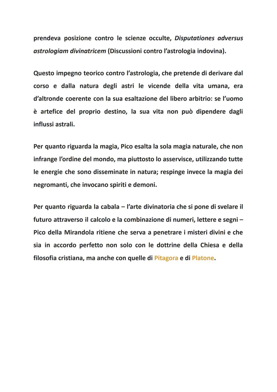Giovanni Pico della Mirandola nacque a Mirandola, un paese vicino
Modena, il 24 febbraio 1463.

L'episodio più clamoroso della sua vita è le
