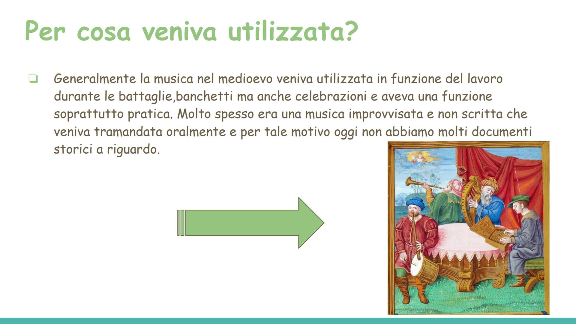 # LA MUSICA NEL MEDIOEVO

presentazione # come iniziò?

- La storia della musica iniziò con quella popolazione che per prima si pose il prob