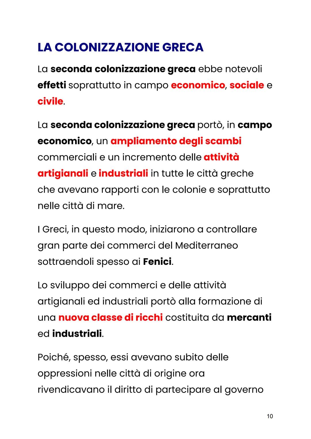 # LA CIVILTA' GRECA

Intorno all'800 a.C., dopo un periodo buio per la
storia della Grecia che prese il nome di Medioevo
ellenico, iniziò la