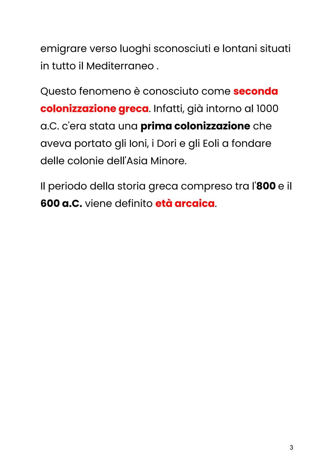 # LA CIVILTA' GRECA

Intorno all'800 a.C., dopo un periodo buio per la
storia della Grecia che prese il nome di Medioevo
ellenico, iniziò la