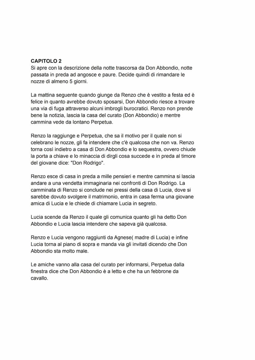 CAPITOLO 1
All'inizio c'è una descrizione dettagliata dei luoghi in cui avverrà la storia:
La descrizione comincia con il lago di Como, si s