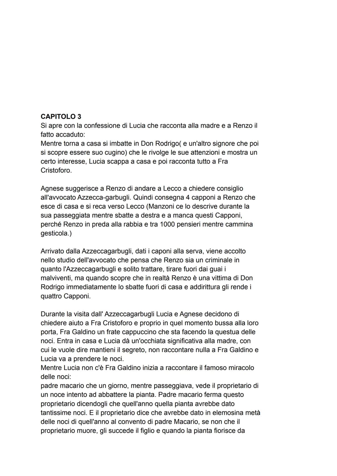 CAPITOLO 1
All'inizio c'è una descrizione dettagliata dei luoghi in cui avverrà la storia:
La descrizione comincia con il lago di Como, si s