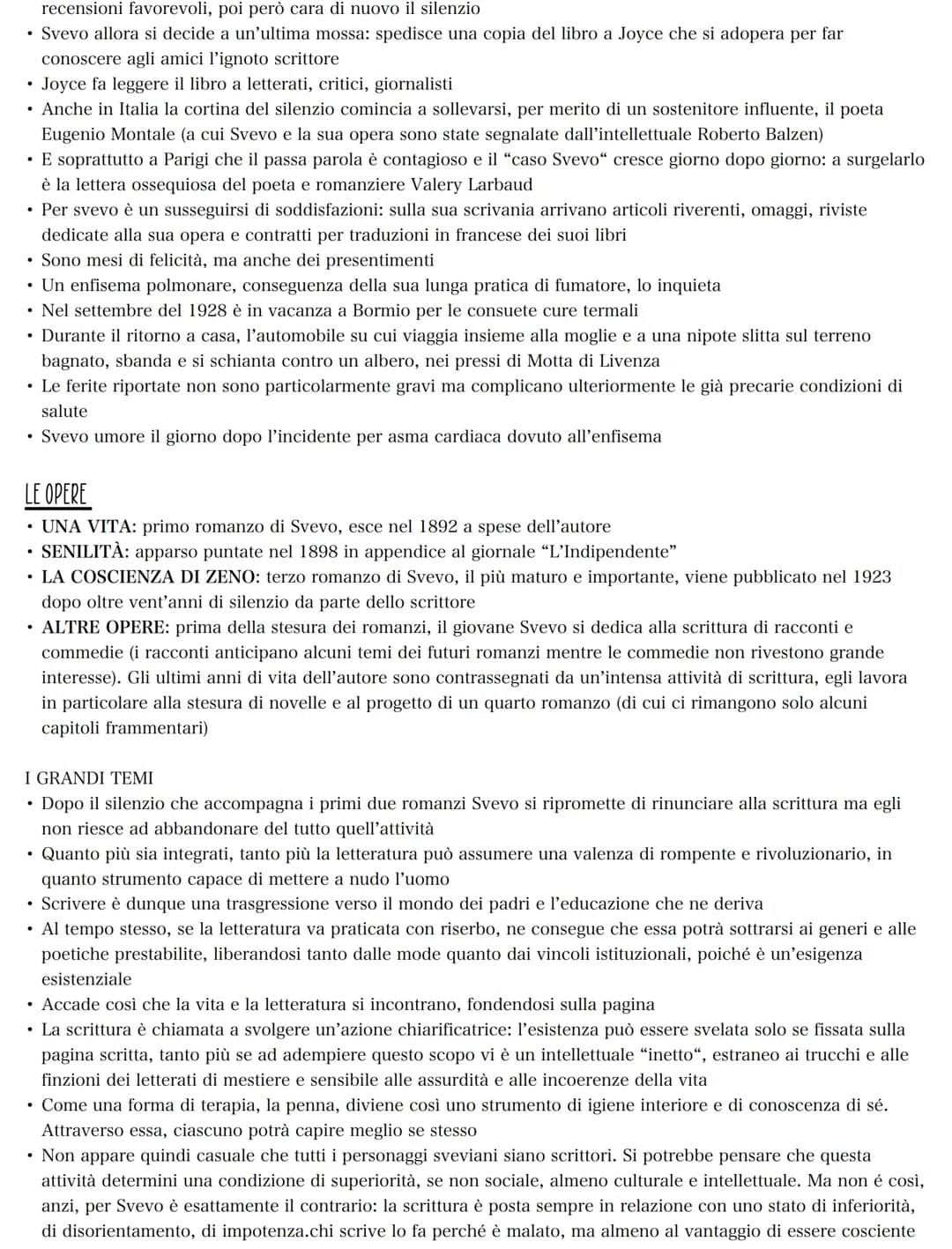 Italo Svevo
LA VITA
• Trieste ha sviluppato nel corso dell'ottocento una fisionomia e una cultura
per molti versi uniche: la sua condizione 