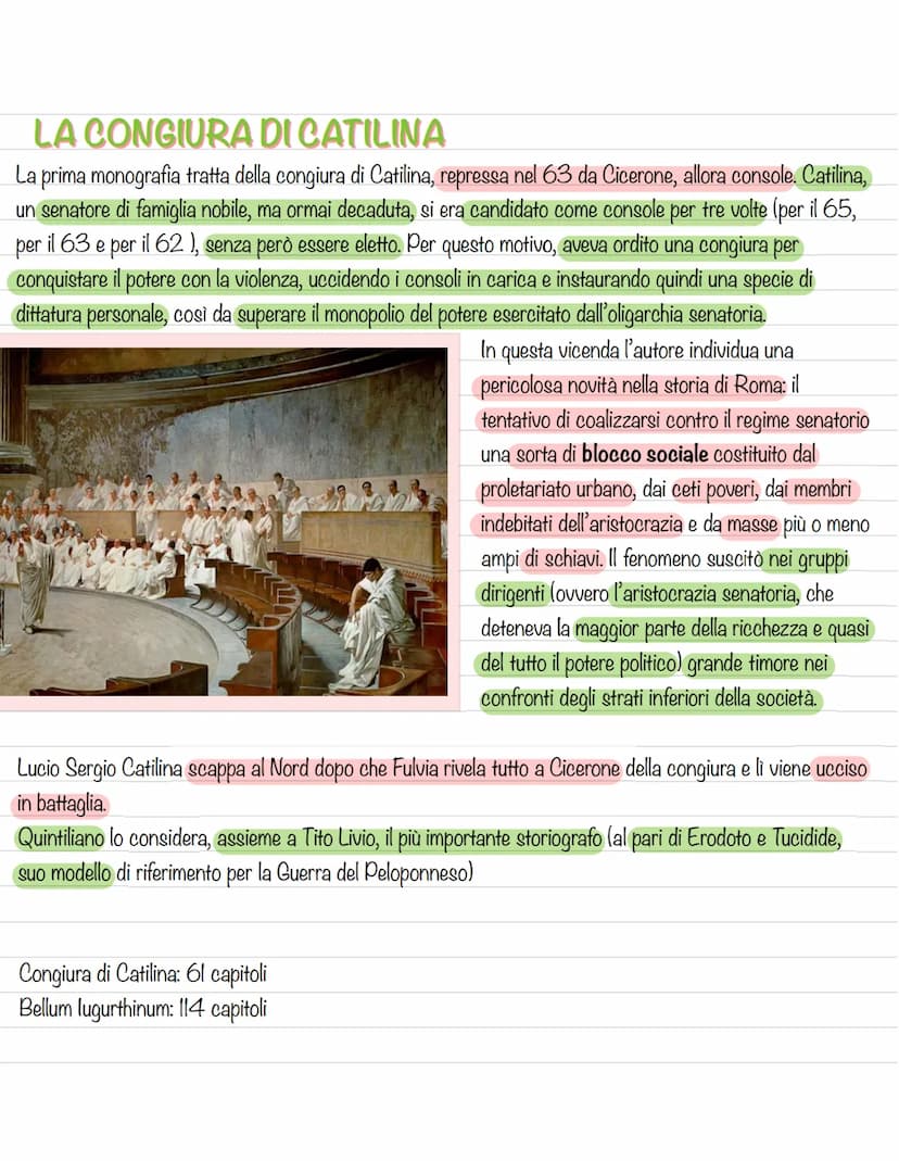 
<p>Gaio Sallustio Crispo nacque ad Amiternum (Sabina, oggi Aquila) l'1 ottobre 86 a.C. proveniente da una famiglia plebea facoltosa, divenn
