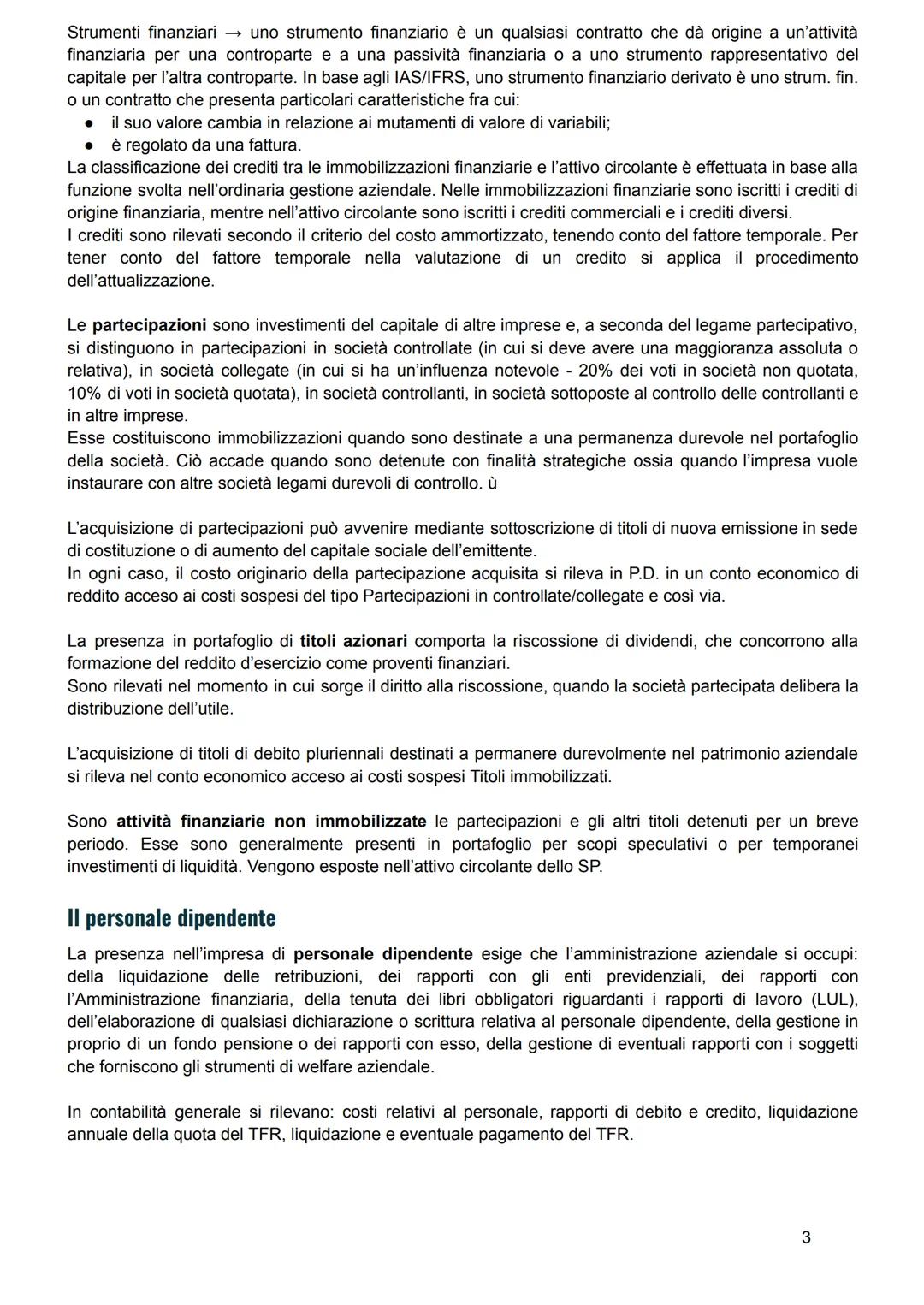 Contabilità generale
Le immobilizzazioni
Le immobilizzazioni sono costituite da tutti gli elementi del patrimonio di funzionamento destinati